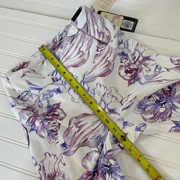 NWT Calia by Carrie Underwood Essential Mesh Capris in Multi Etched Floral Sz S - Picture 7 of 8